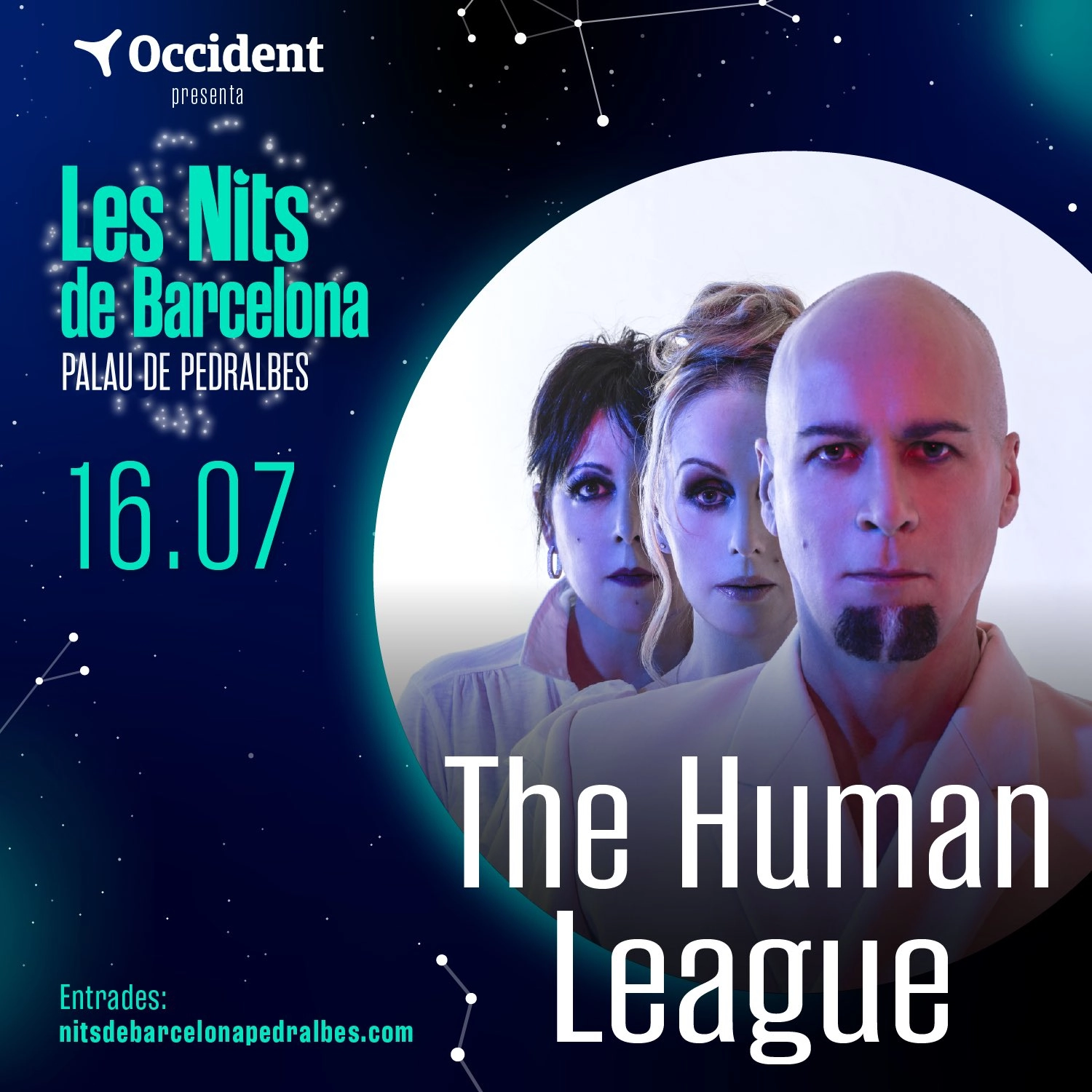 Billets The Human League (Jardins Palau Reial Pedralbes - Barcelone)