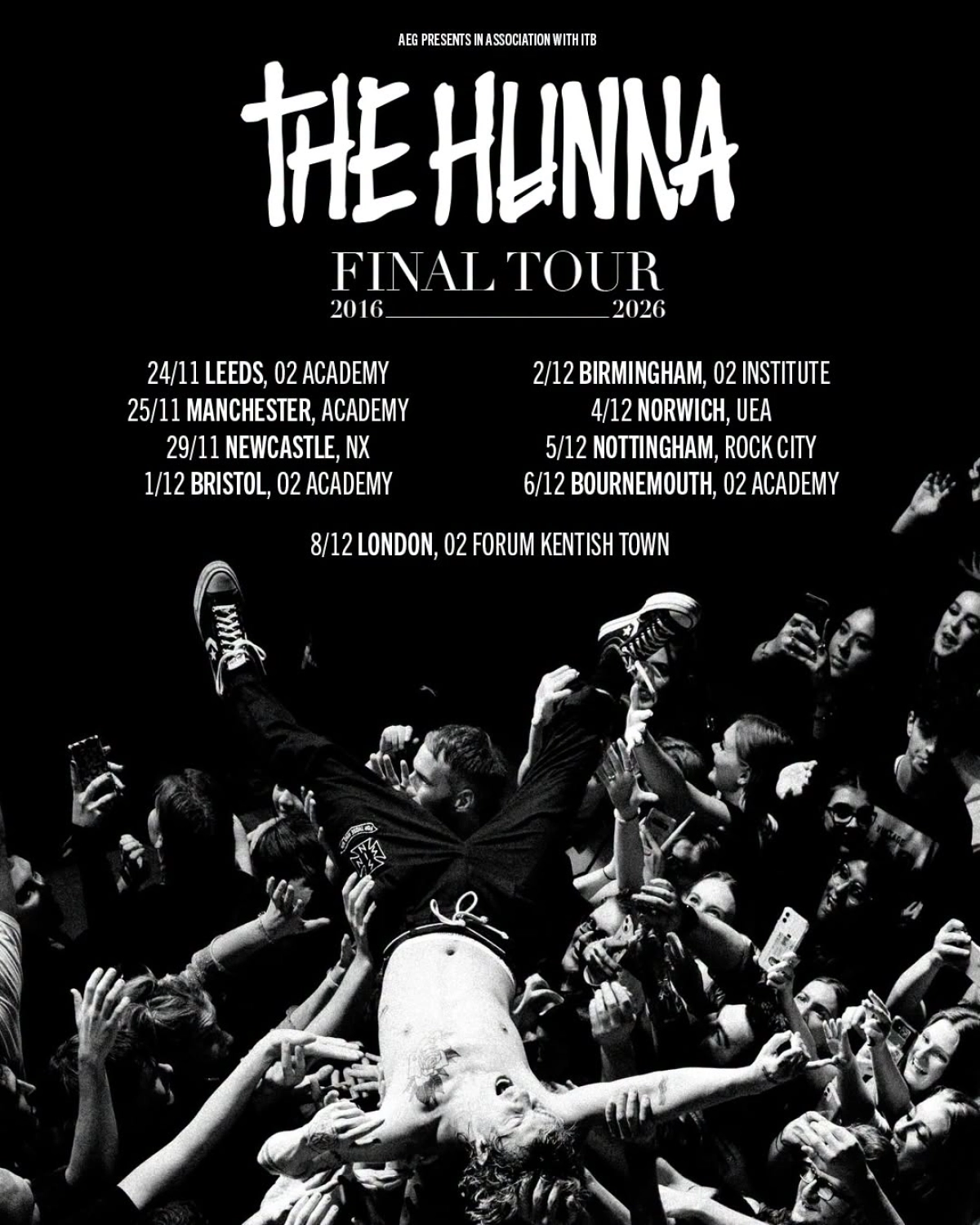 Billets The Hunna (O2 Forum Kentish Town - Londres)