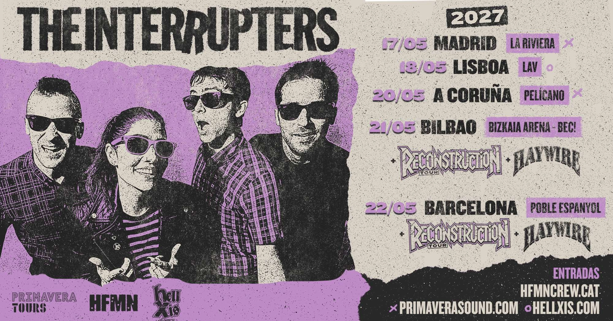 The Interrupters en La Riviera Tickets