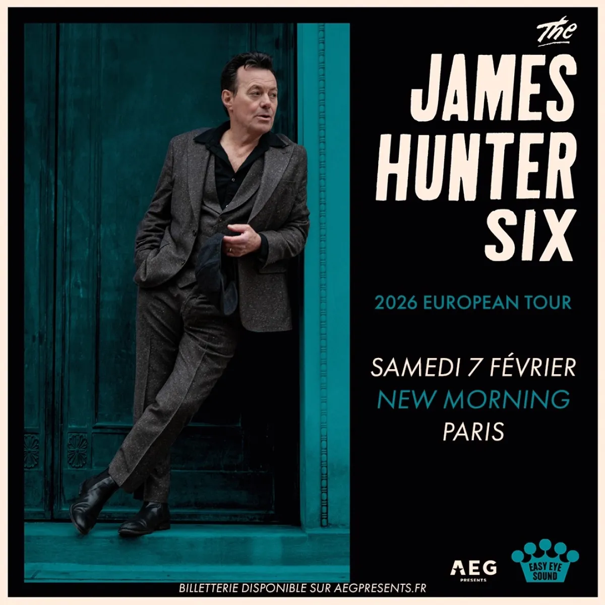 Billets The James Hunter Six (New Morning - Paris)