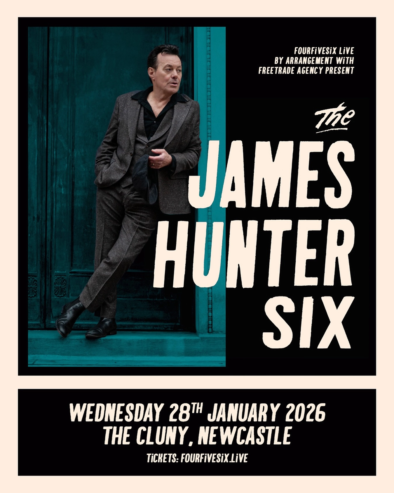 Billets The James Hunter Six (The Cluny - Newcastle Upon Tyne)