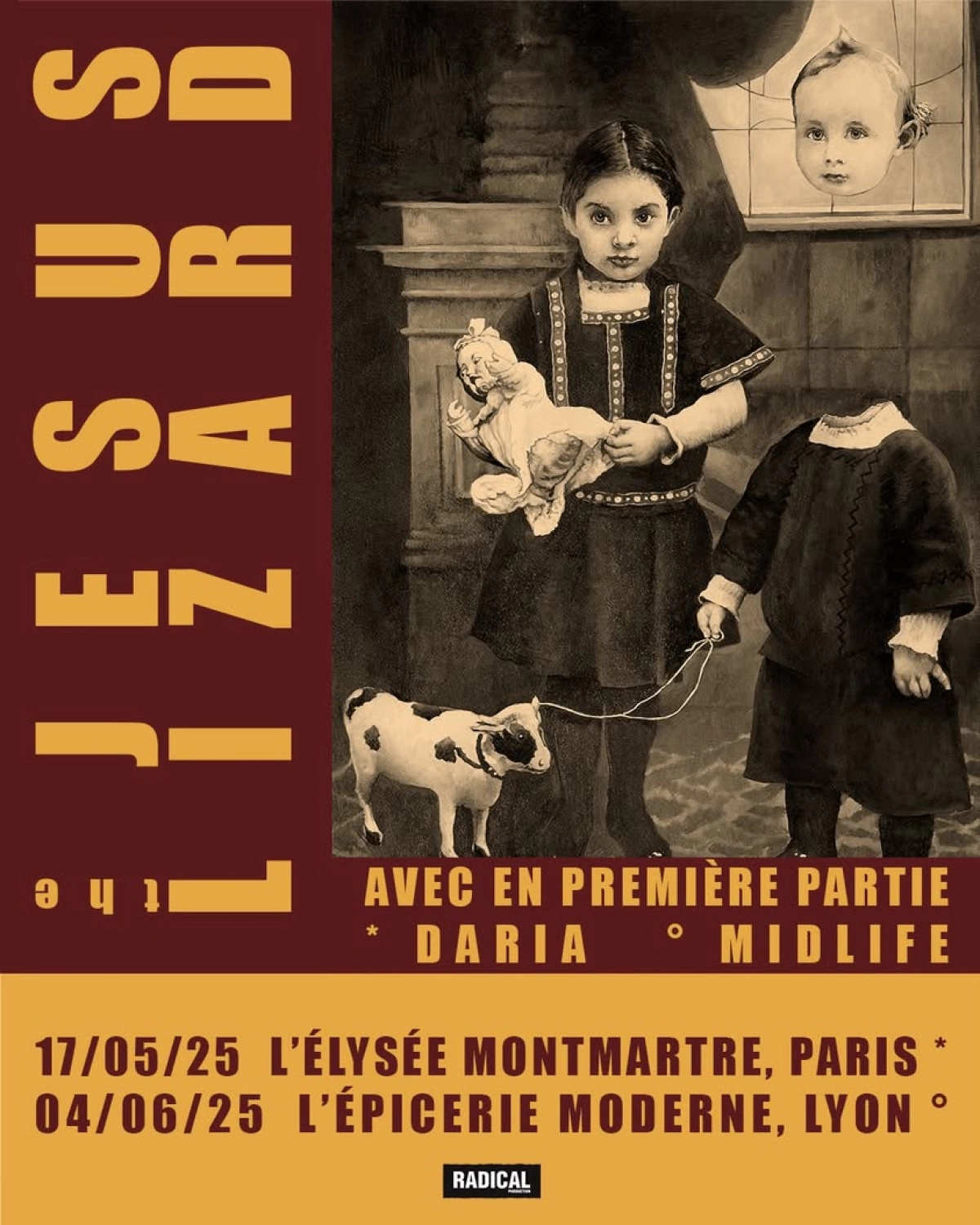 Billets The Jesus Lizard (Elysee Montmartre - Paris)