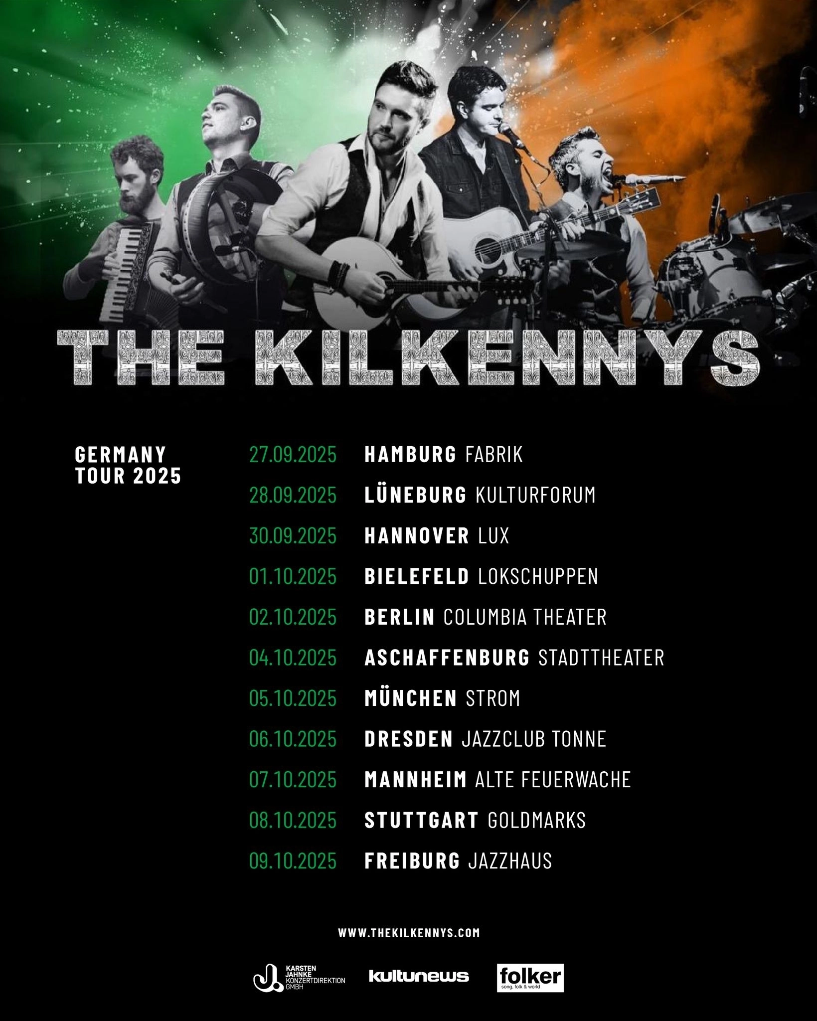 Billets The Kilkennys (Columbia Theater - Berlin)