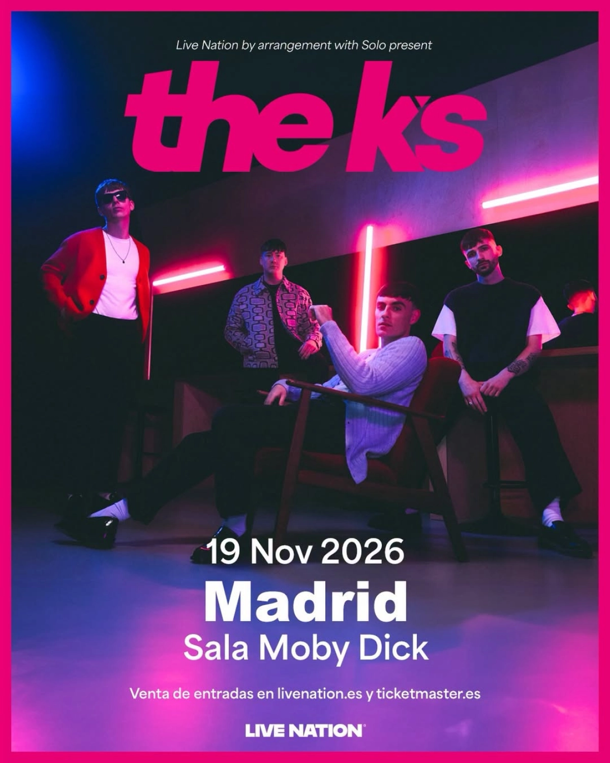 The K's en Moby Dick Club Tickets