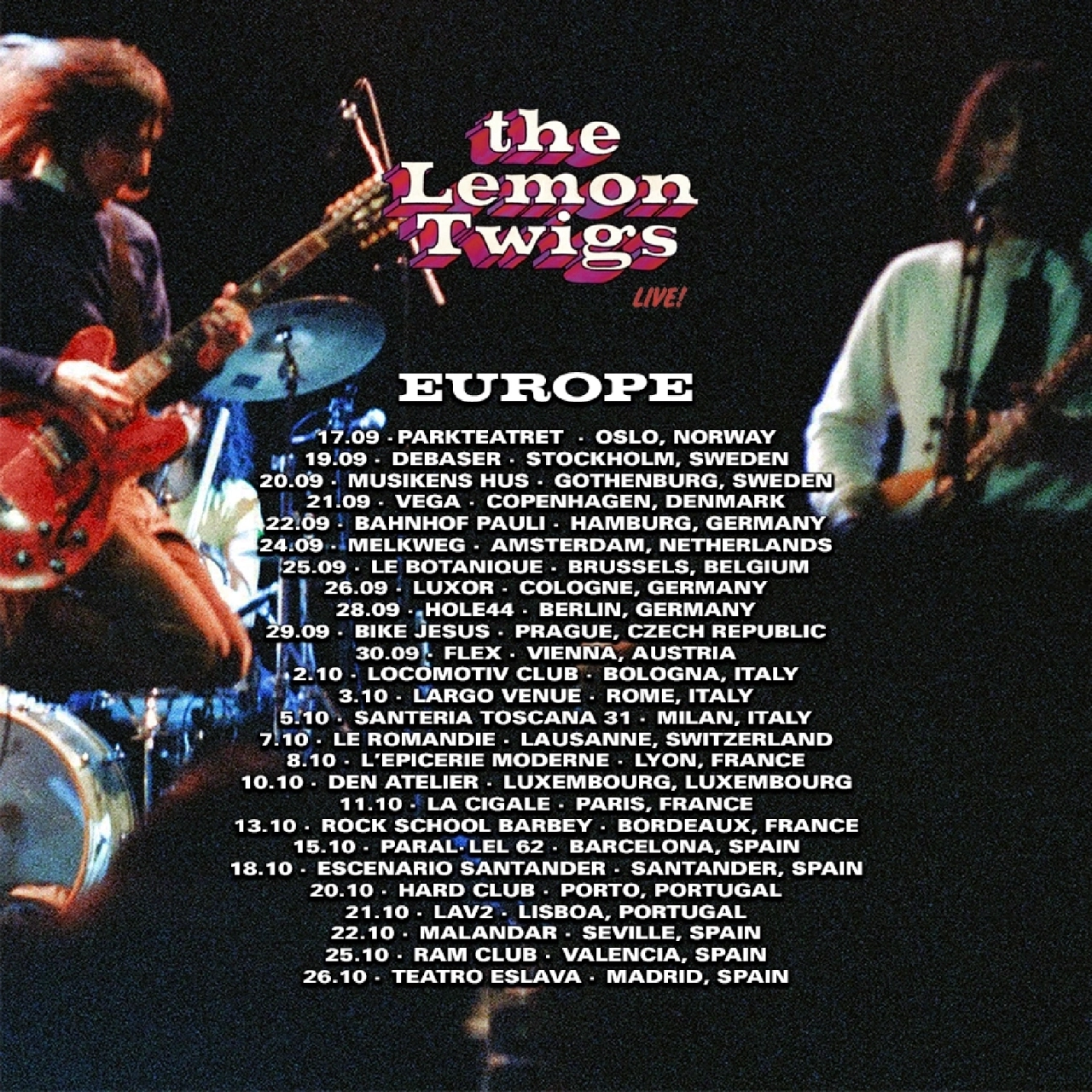 The Lemon Twigs en La Cambra - Espai La Rambleta Tickets