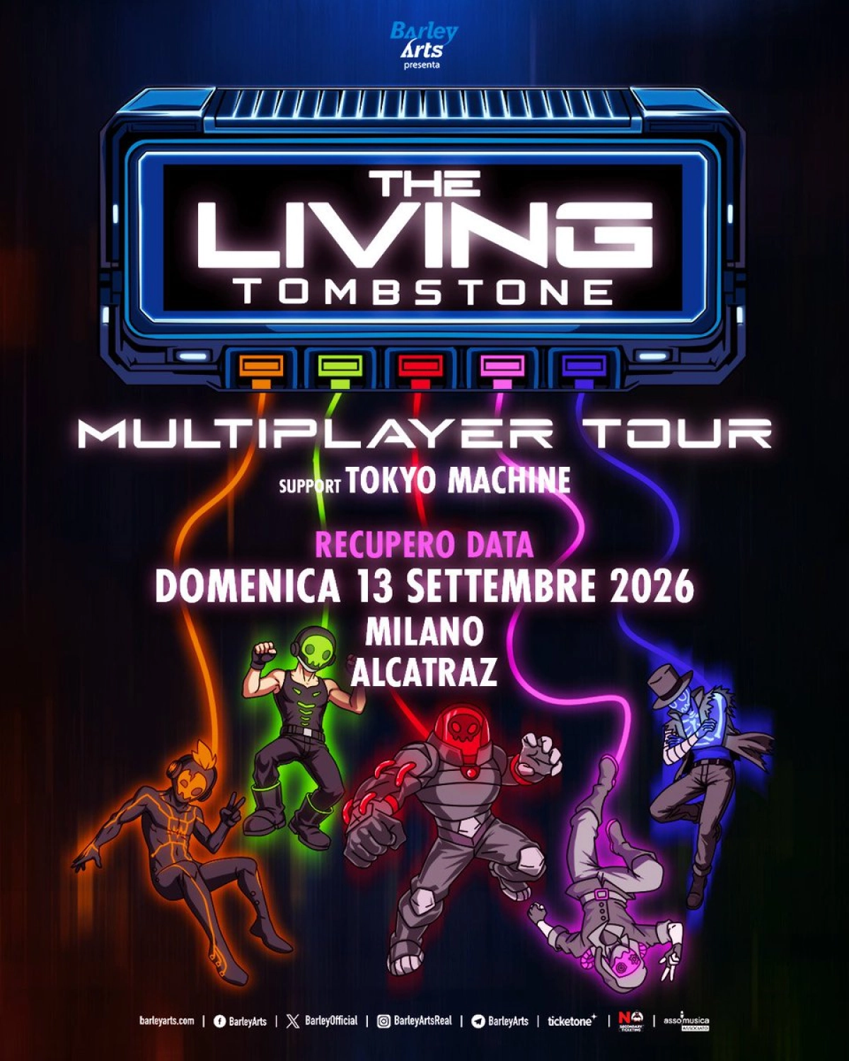 The Living Tombstone al Alcatraz Milano Tickets