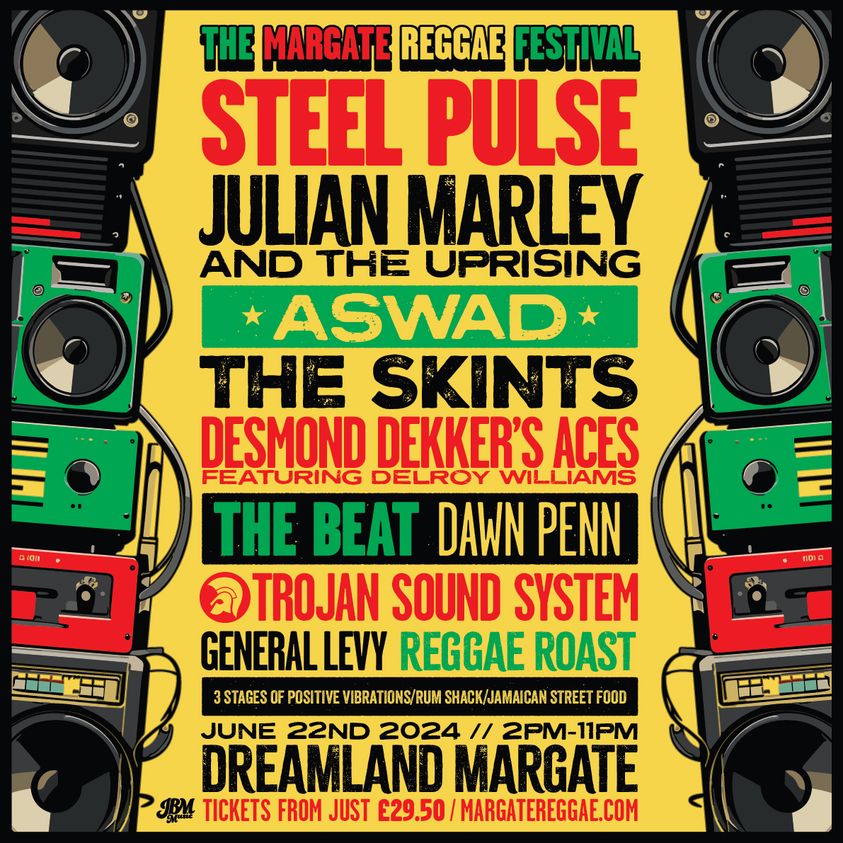The Margate Reggae Festival at Dreamland Margate Tickets