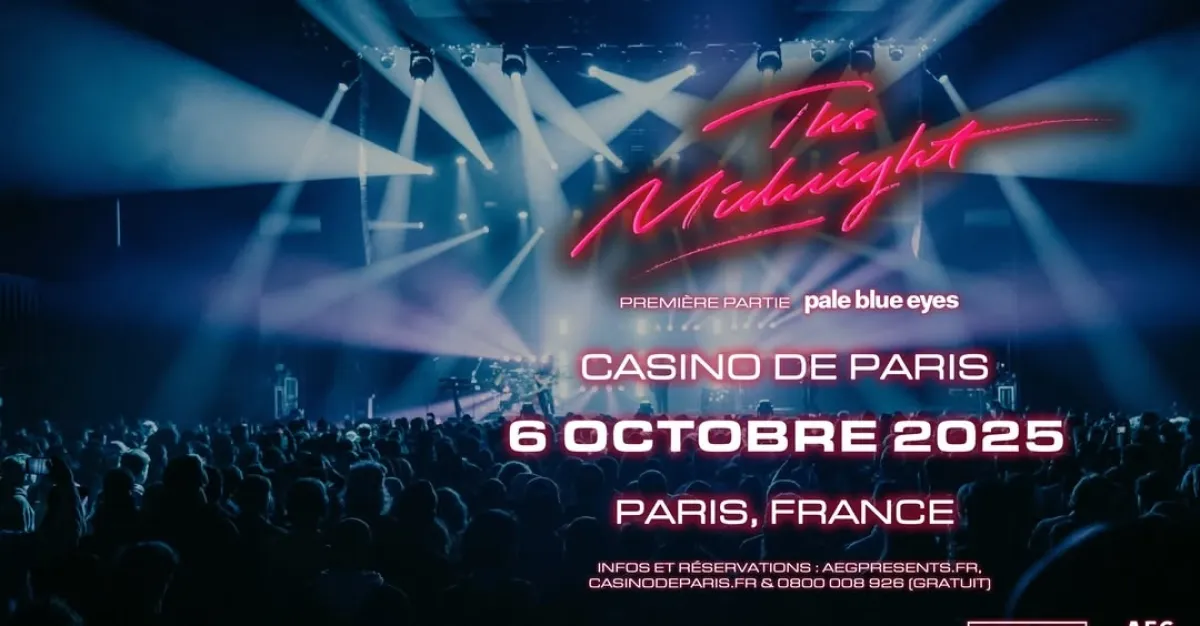 Billets The Midnight (Casino de Paris - Paris)