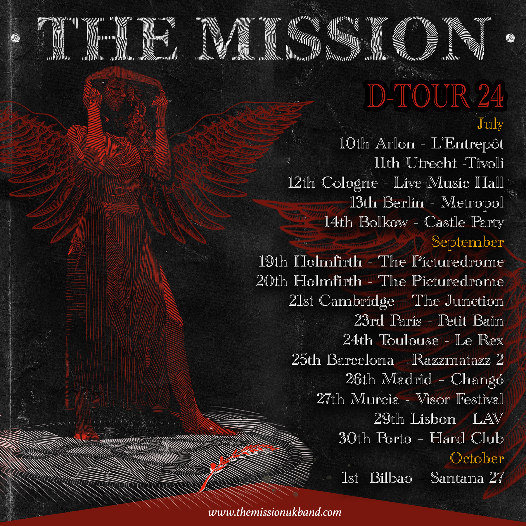 The Mission UK at Sala Santana 27 Tickets