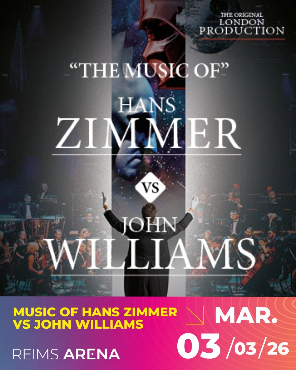 Billets The Music Of Hans Zimmer vs John Williams (Reims Arena - Reims)