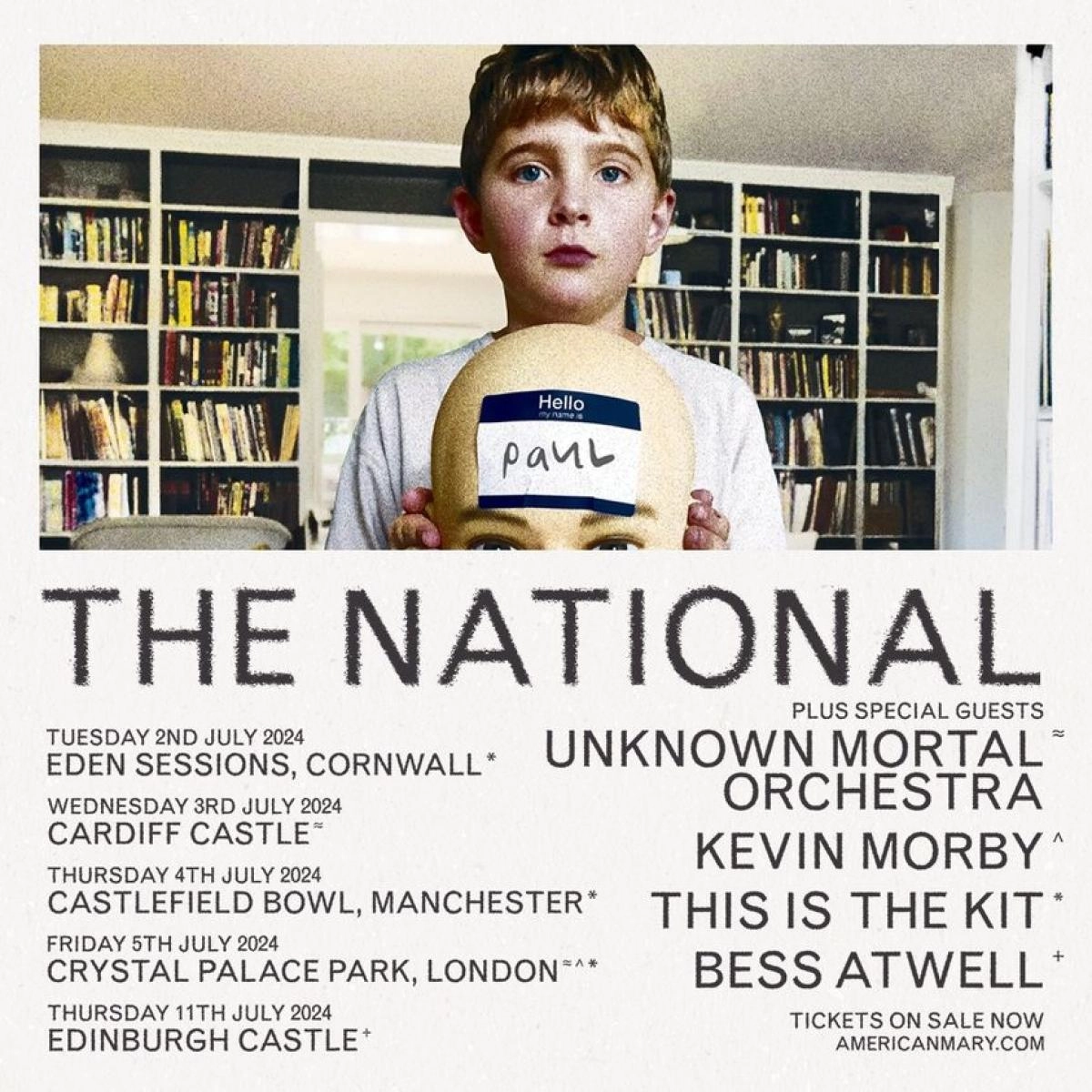 The National at Cardiff Castle Tickets