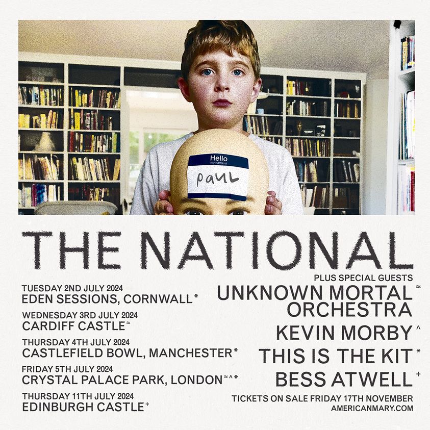 The National at Crystal Palace Park Tickets