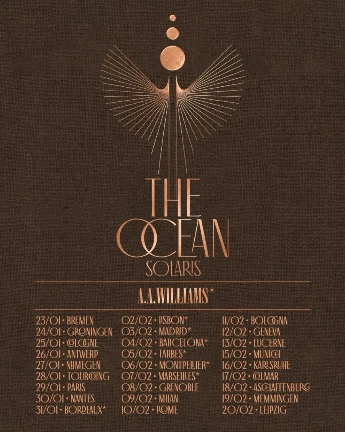 Billets The Ocean (Legend Club Milano - Milan)