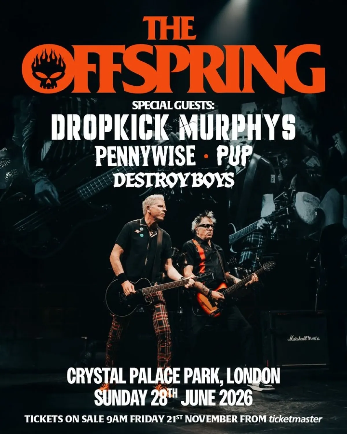 Billets The Offspring (Crystal Palace Park - Londres)