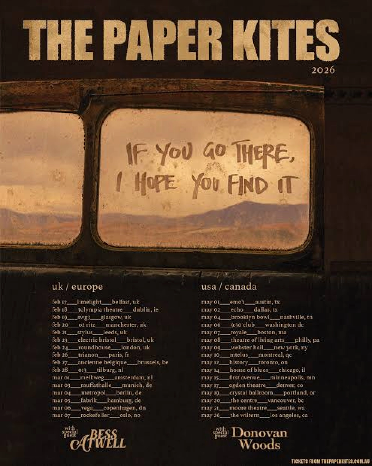 The Paper Kites en Ancienne Belgique Tickets