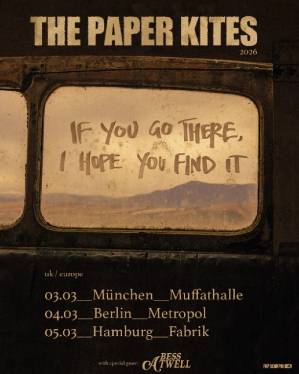 Billets The Paper Kites (Fabrik Hamburg - Hambourg)