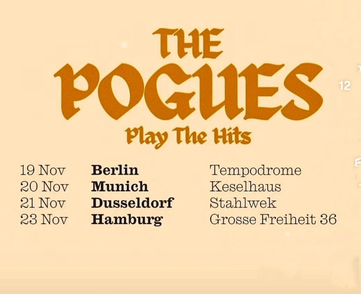 Billets The Pogues (Grosse Freiheit 36 - Hambourg)