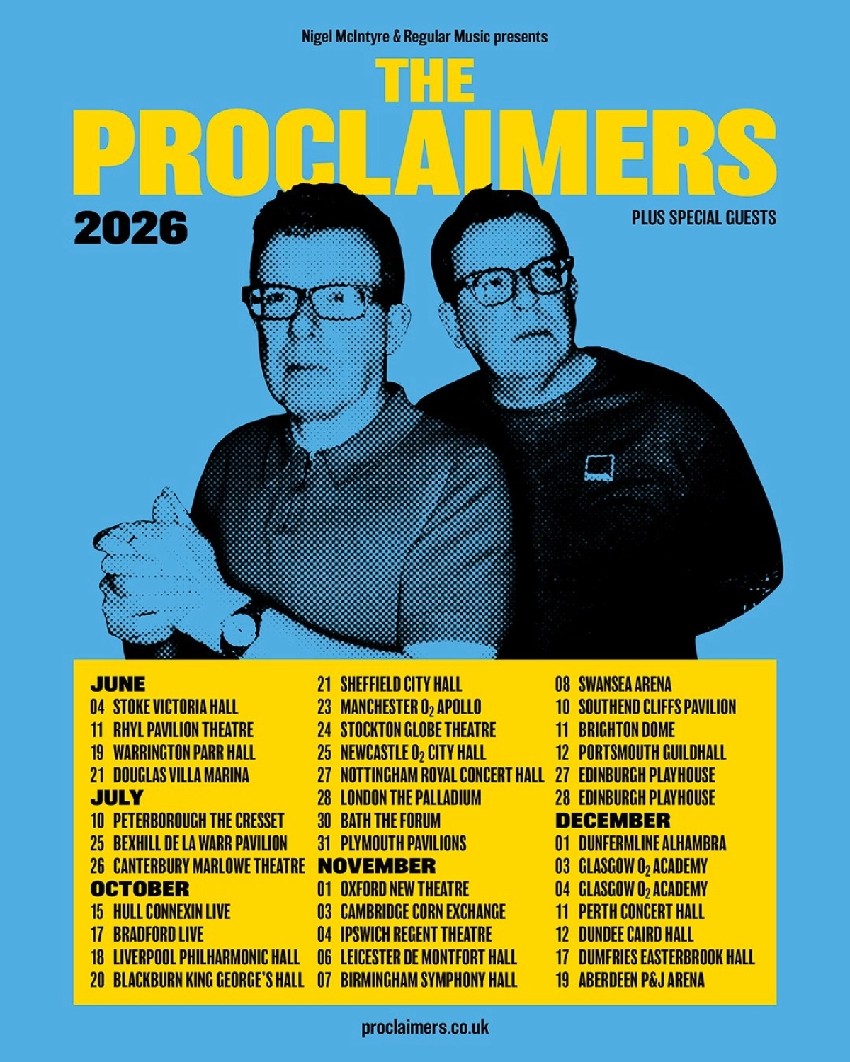 Billets The Proclaimers (London Palladium - Londres)
