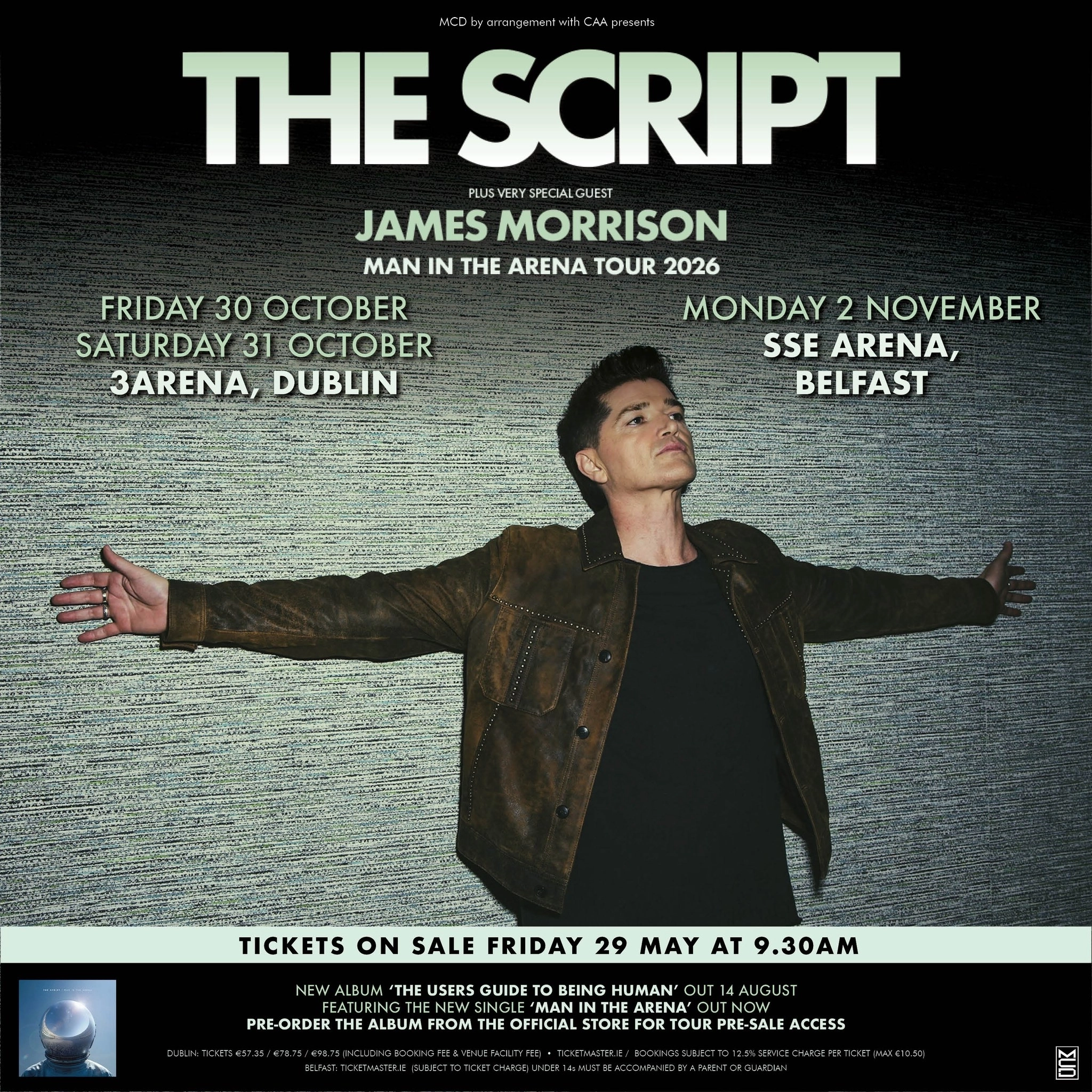 The Script at The SSE Arena Belfast Tickets