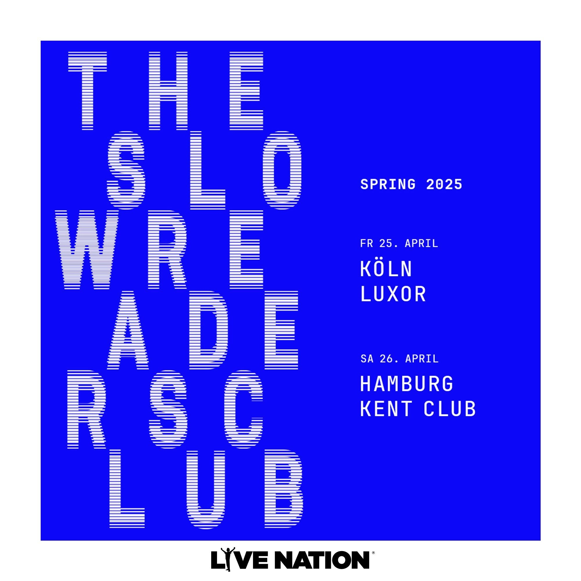 The Slow Readers Club en Kent Club Tickets