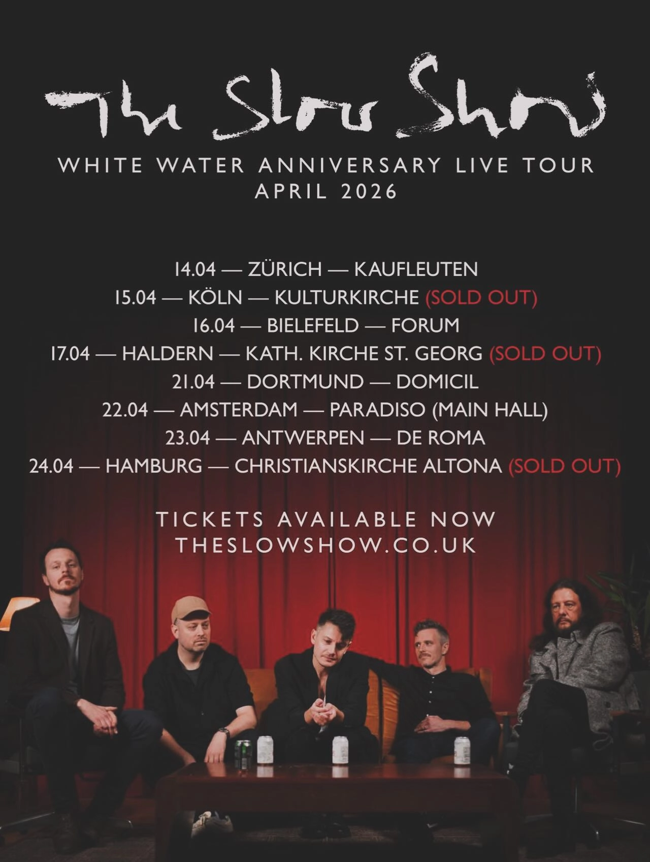 The Slow Show at Kulturkirche Köln Tickets