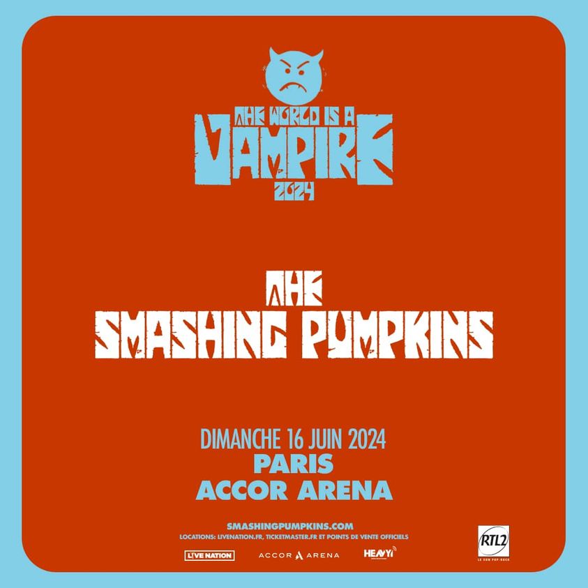 Billets The Smashing Pumpkins (Accor Arena - Paris)