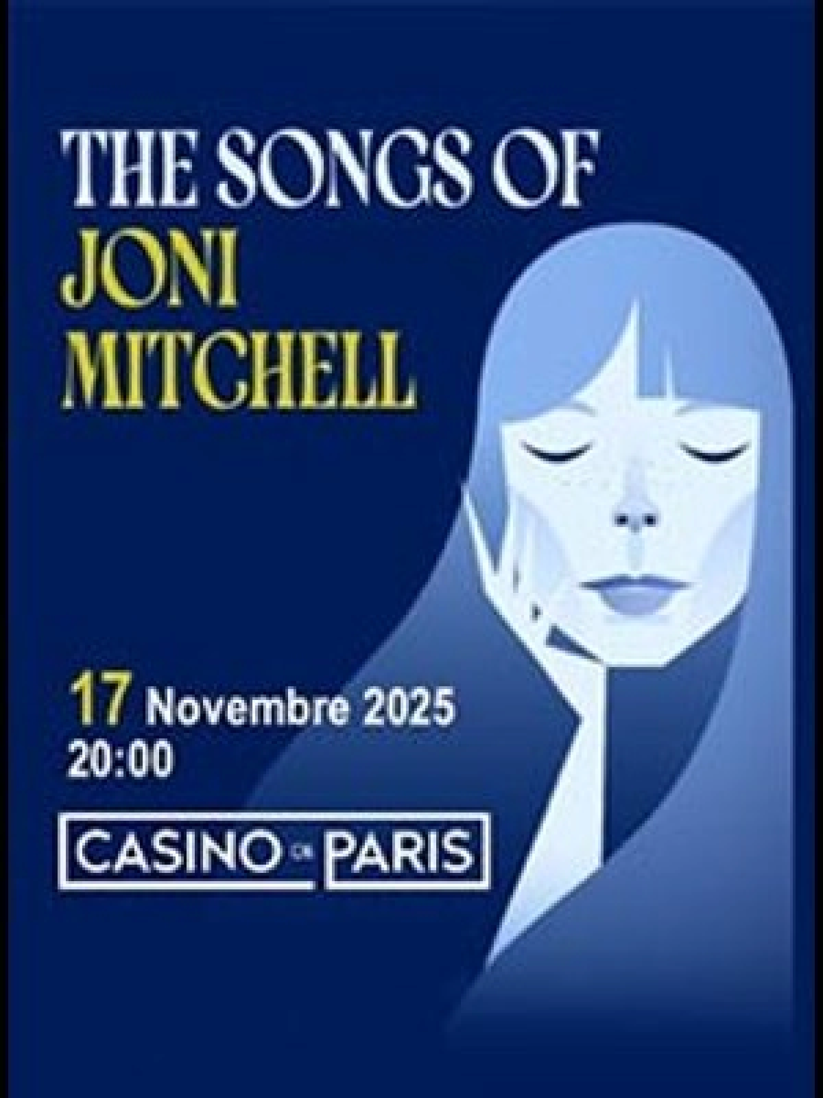 Billets The Songs Of Joni Mitchell (Casino de Paris - Paris)