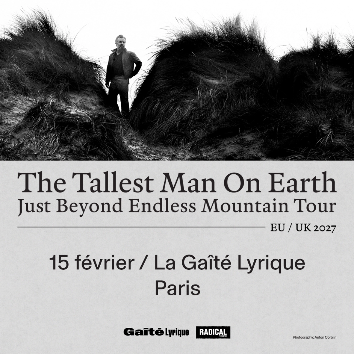 The Tallest Man on Earth en La Gaité Lyrique Tickets