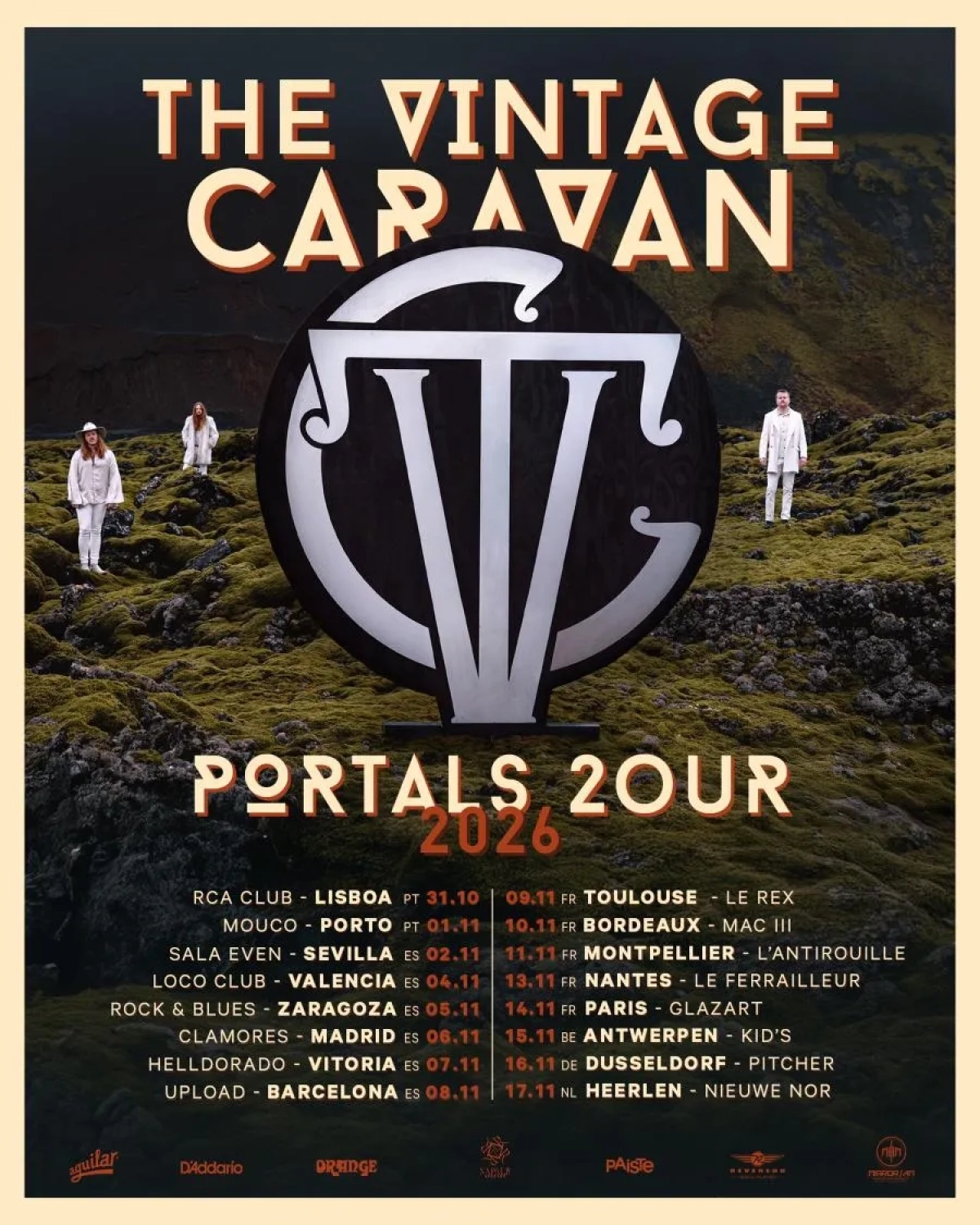 The Vintage Caravan at Antirouille Tickets