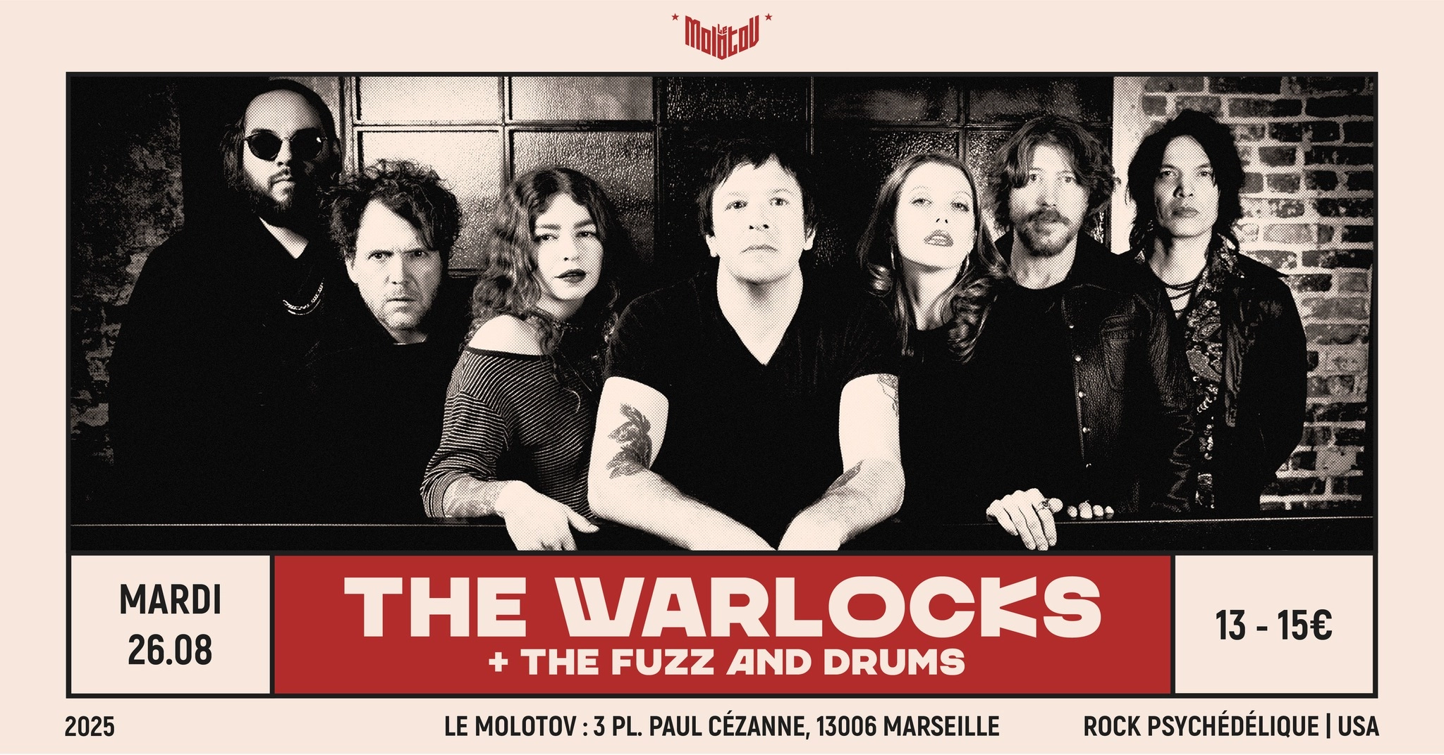 The Warlocks at Le Molotov Tickets