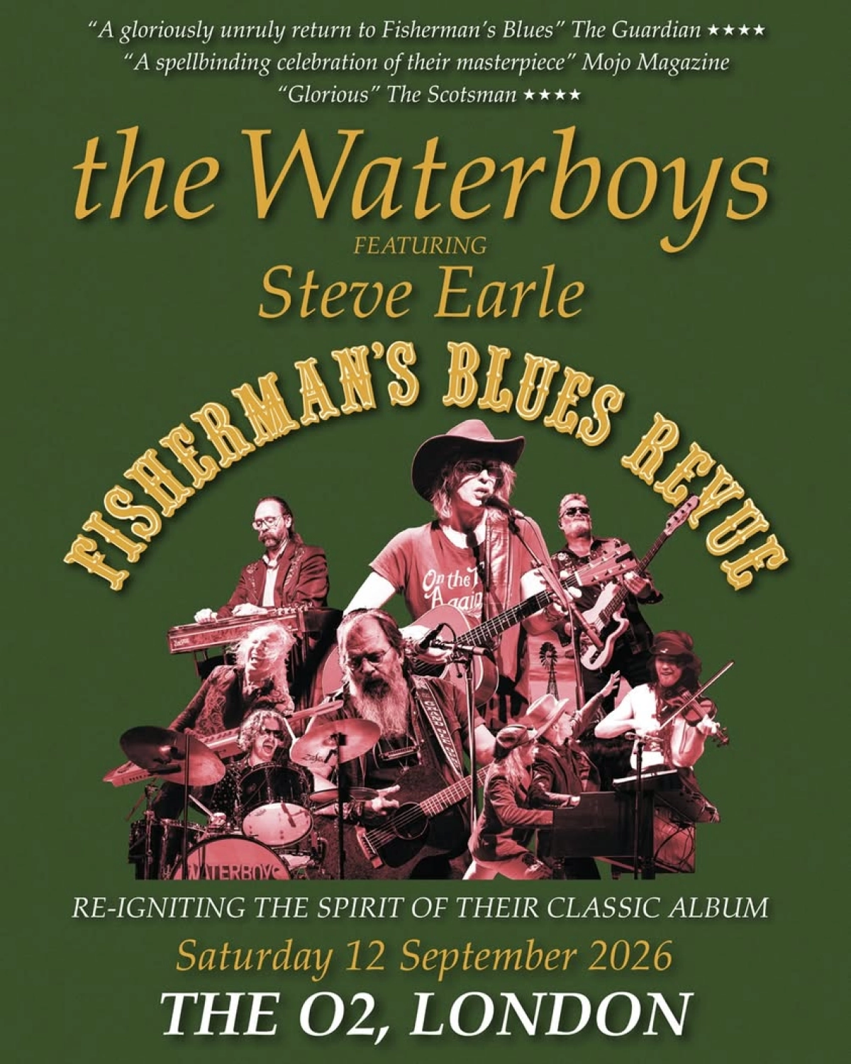 The Waterboys at The O2 Arena Tickets