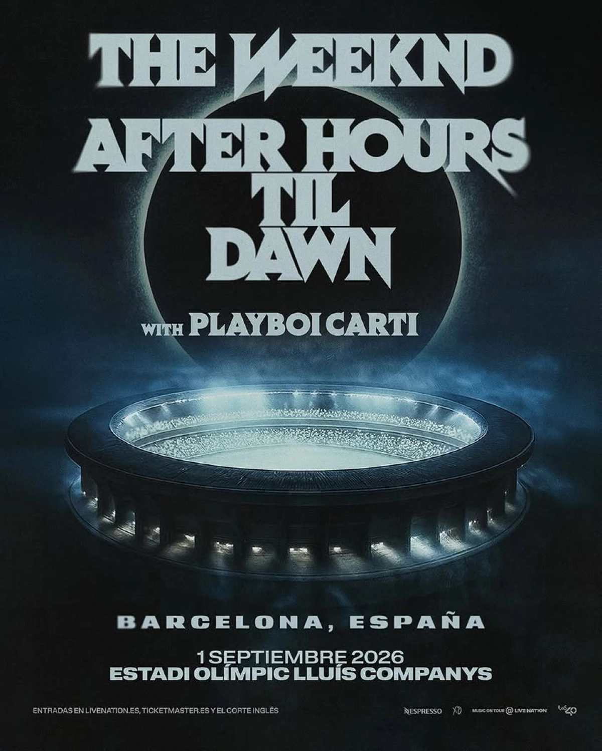 Billets The Weeknd (Estadi Olimpic Lluis Companys - Barcelone)