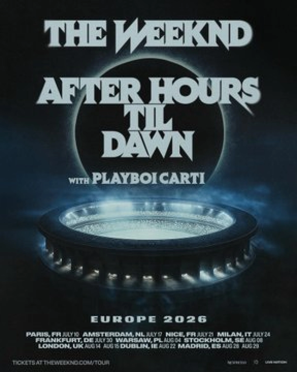Billets The Weeknd (PGE Narodowy - Varsovie)