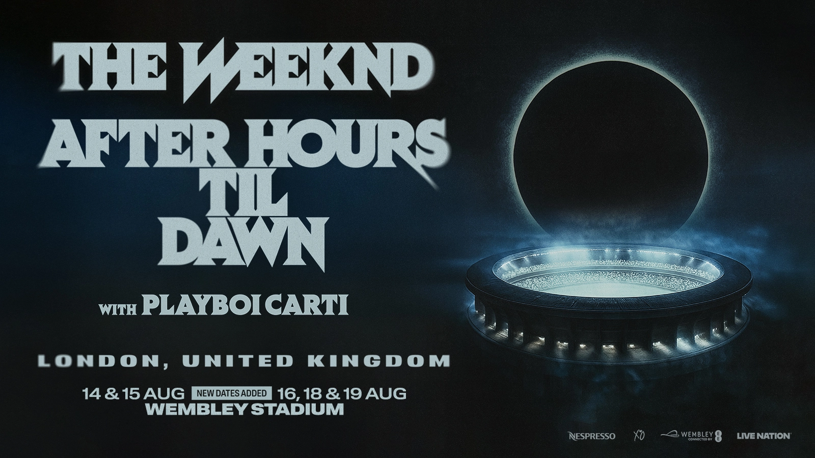 Billets The Weeknd (Wembley Stadium - Londres)