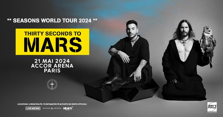 Thirty Seconds to Mars at Accor Arena Tickets