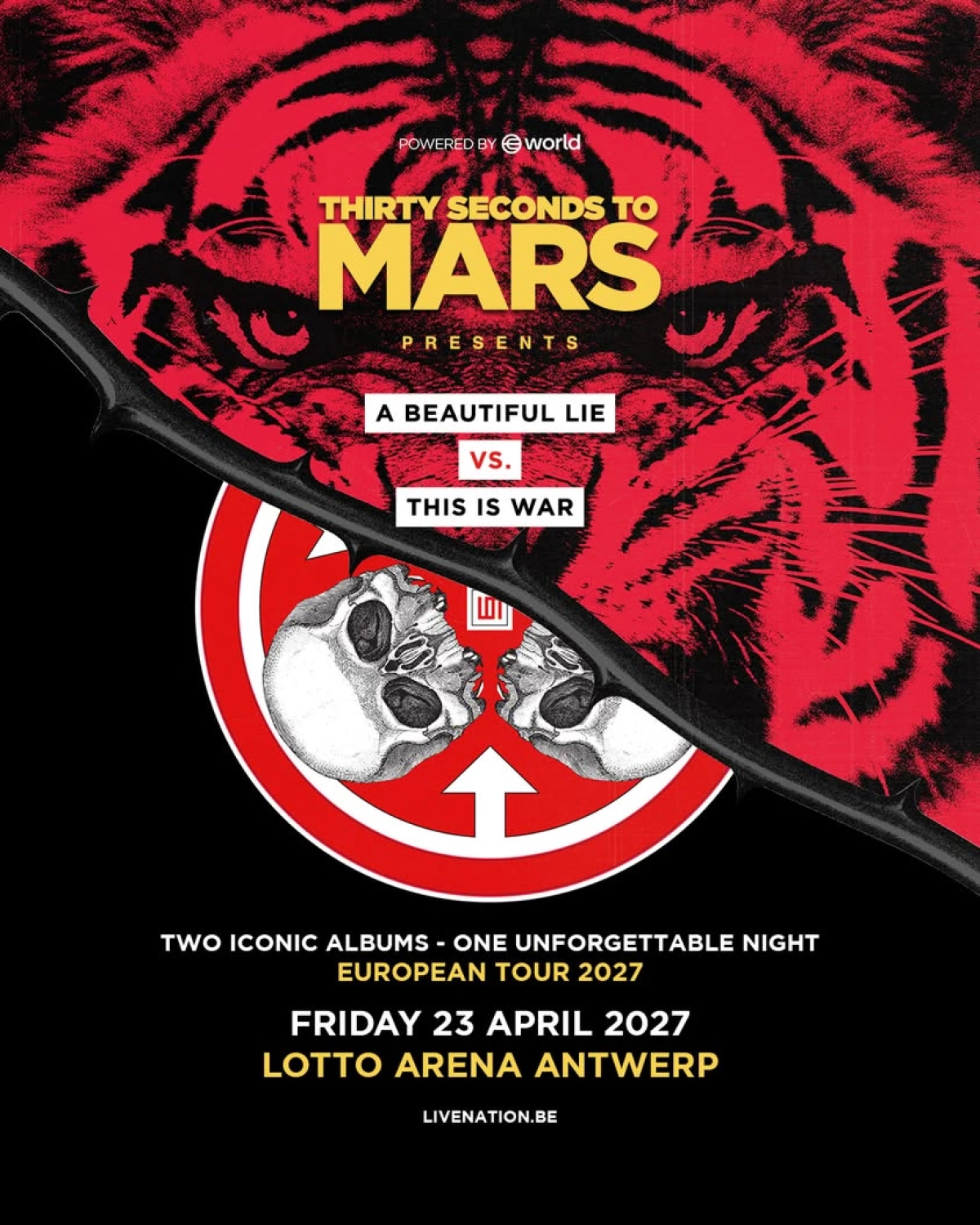 Thirty Seconds To Mars en Lotto Arena Tickets