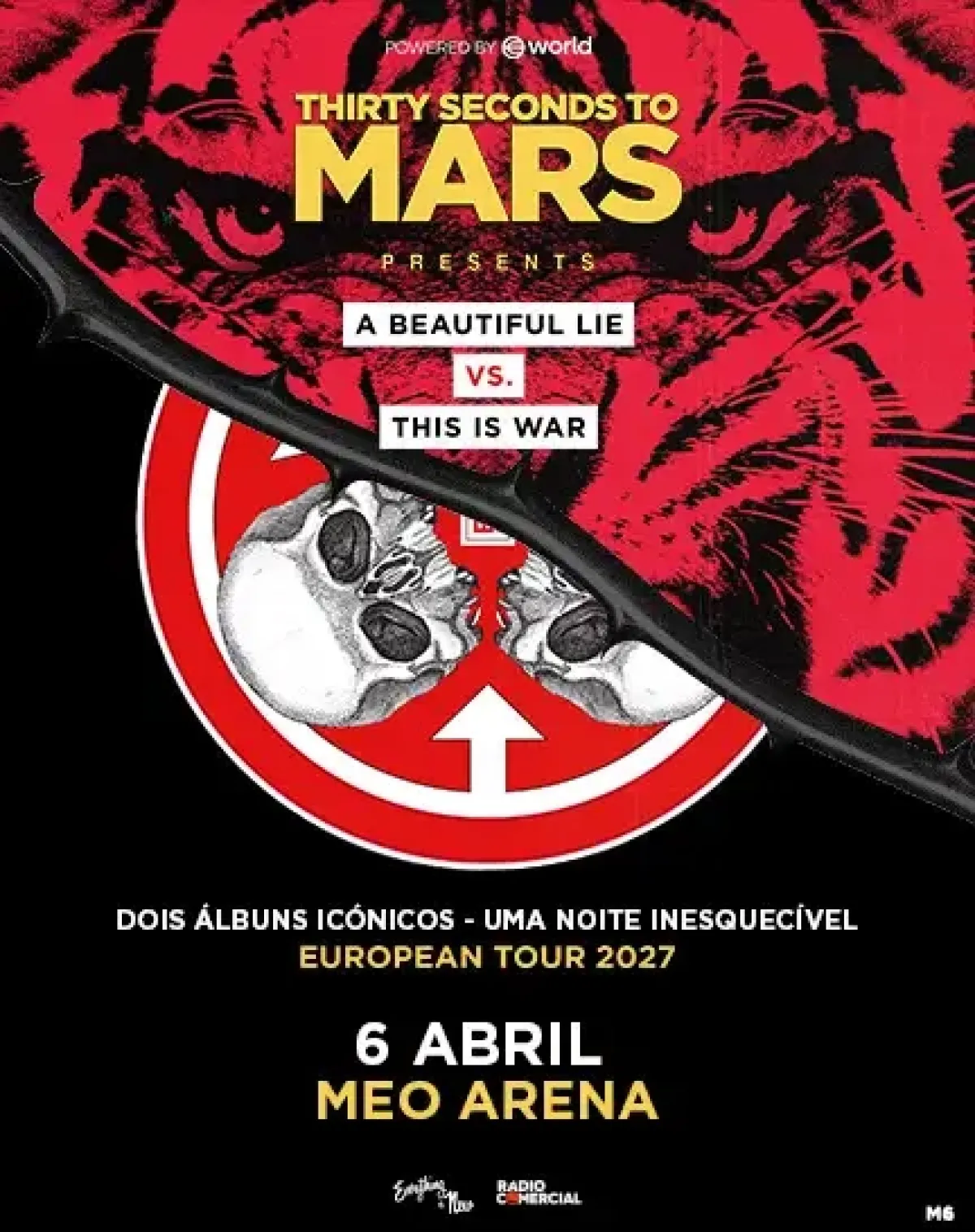 Thirty Seconds To Mars en MEO Arena Tickets