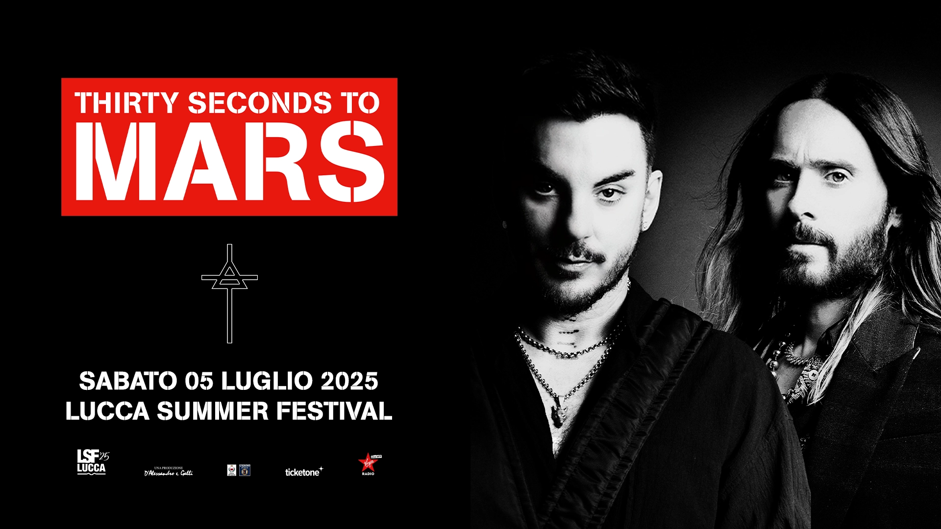 Billets Thirty Seconds to Mars (Piazza Napoleone - Lucca)