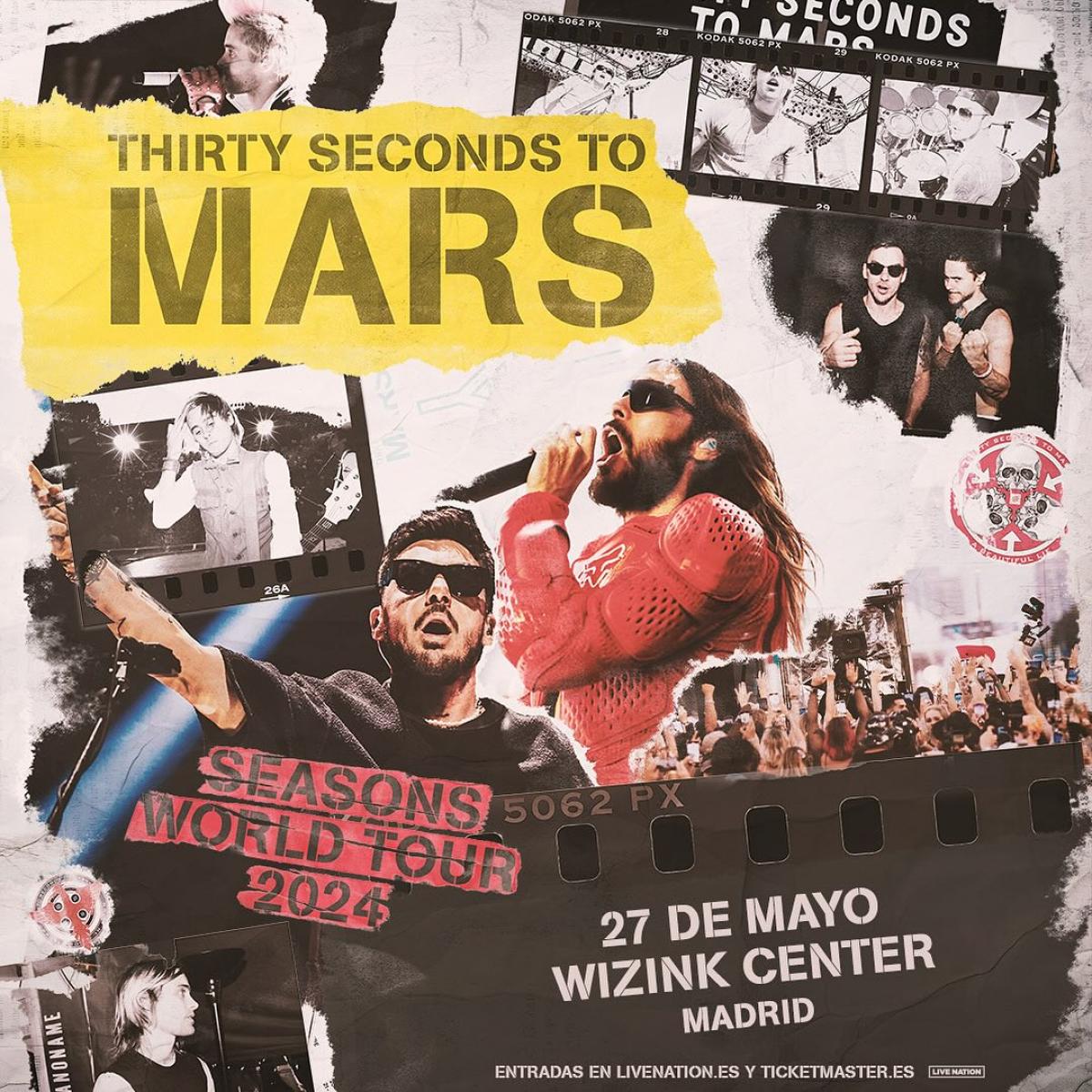 Thirty Seconds to Mars al WiZink Center Tickets