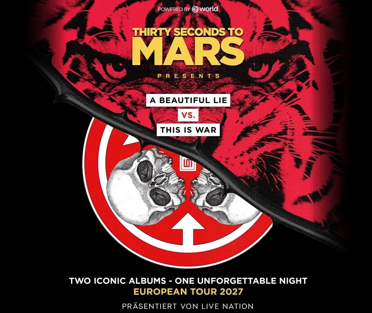 Thirty Seconds To Mars en Zag Arena Tickets