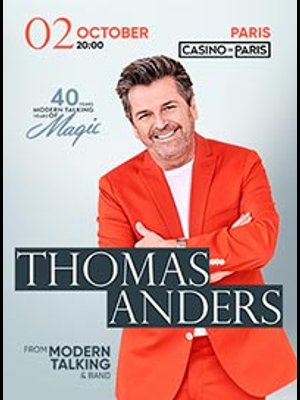 Thomas Anders en Casino de Paris Tickets