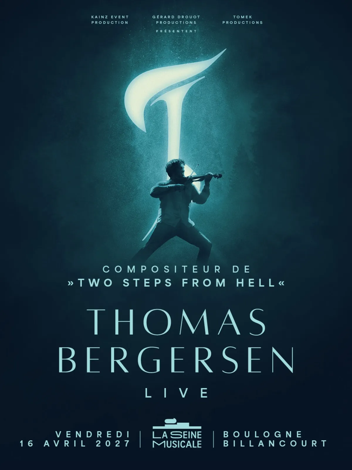 Thomas Bergersen at La Seine Musicale Tickets