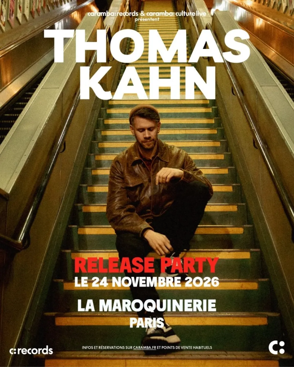 Billets Thomas Kahn (La Maroquinerie - Paris)