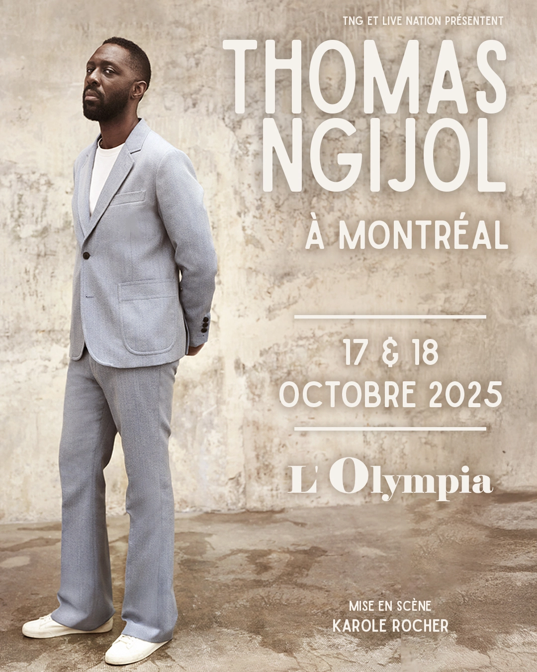 Billets Thomas Ngijol (Olympia Montreal - Montreal)
