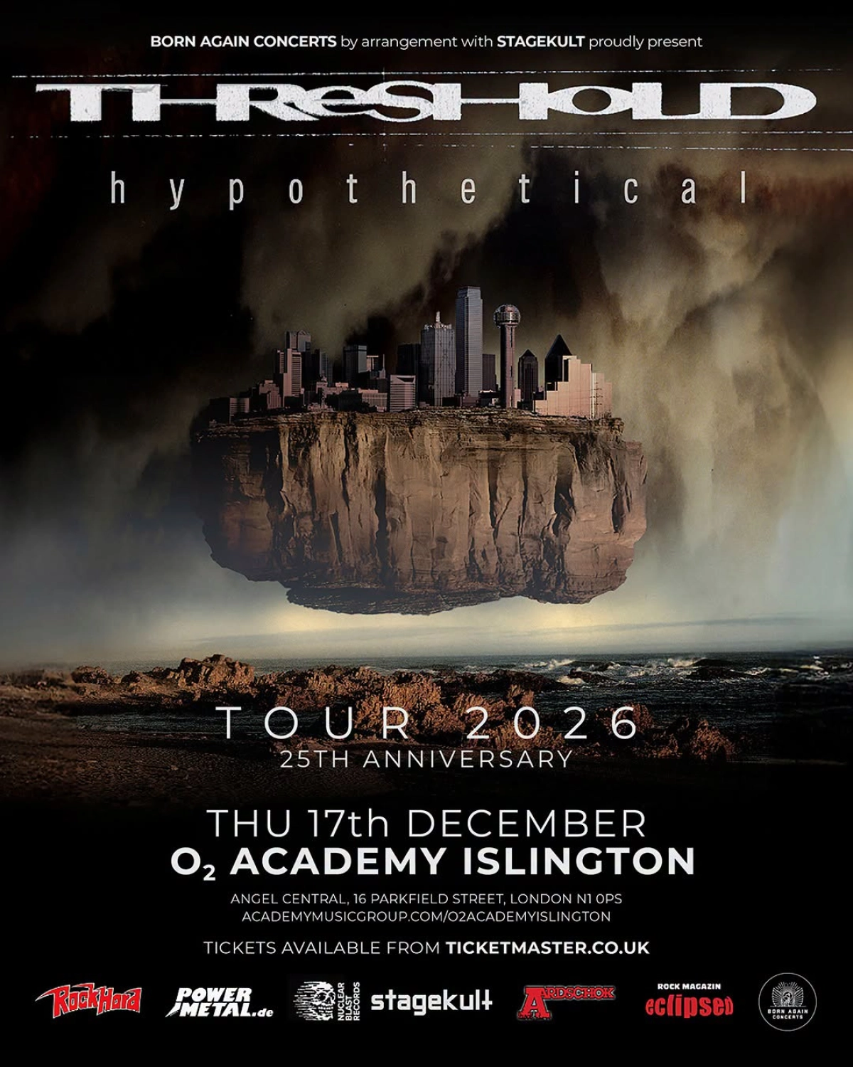 Threshold at O2 Academy Islington Tickets
