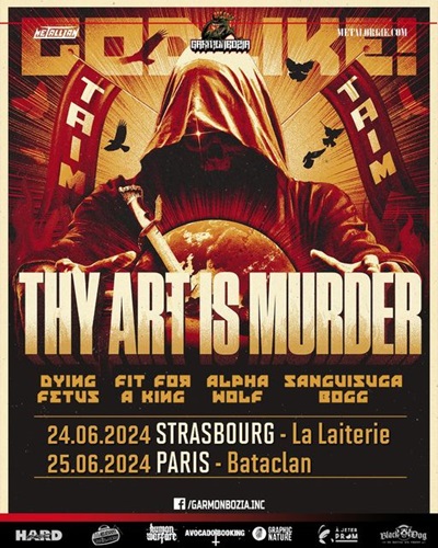 Billets Thy Art Is Murder (La Laiterie - Strasbourg)