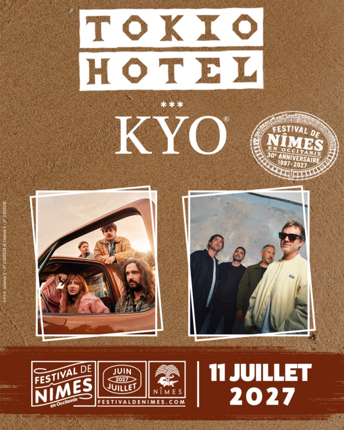 Billets Tokio Hotel - Kyo (Arenes de Nimes - Nimes)