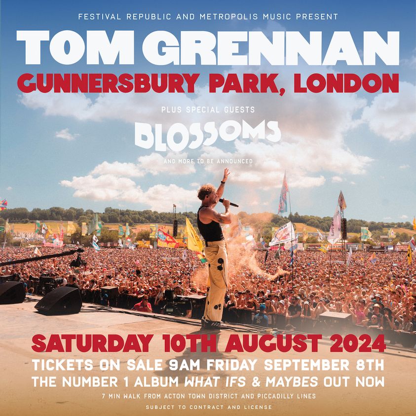 Tom Grennan en Gunnersbury Park Tickets