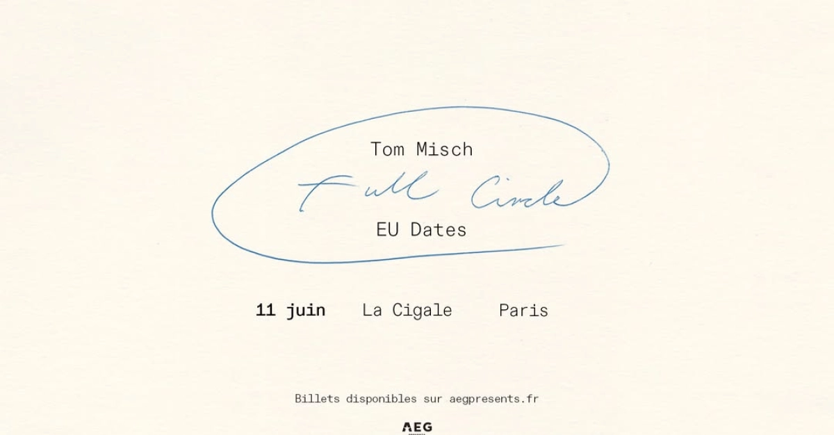 Billets Tom Misch (La Cigale - Paris)