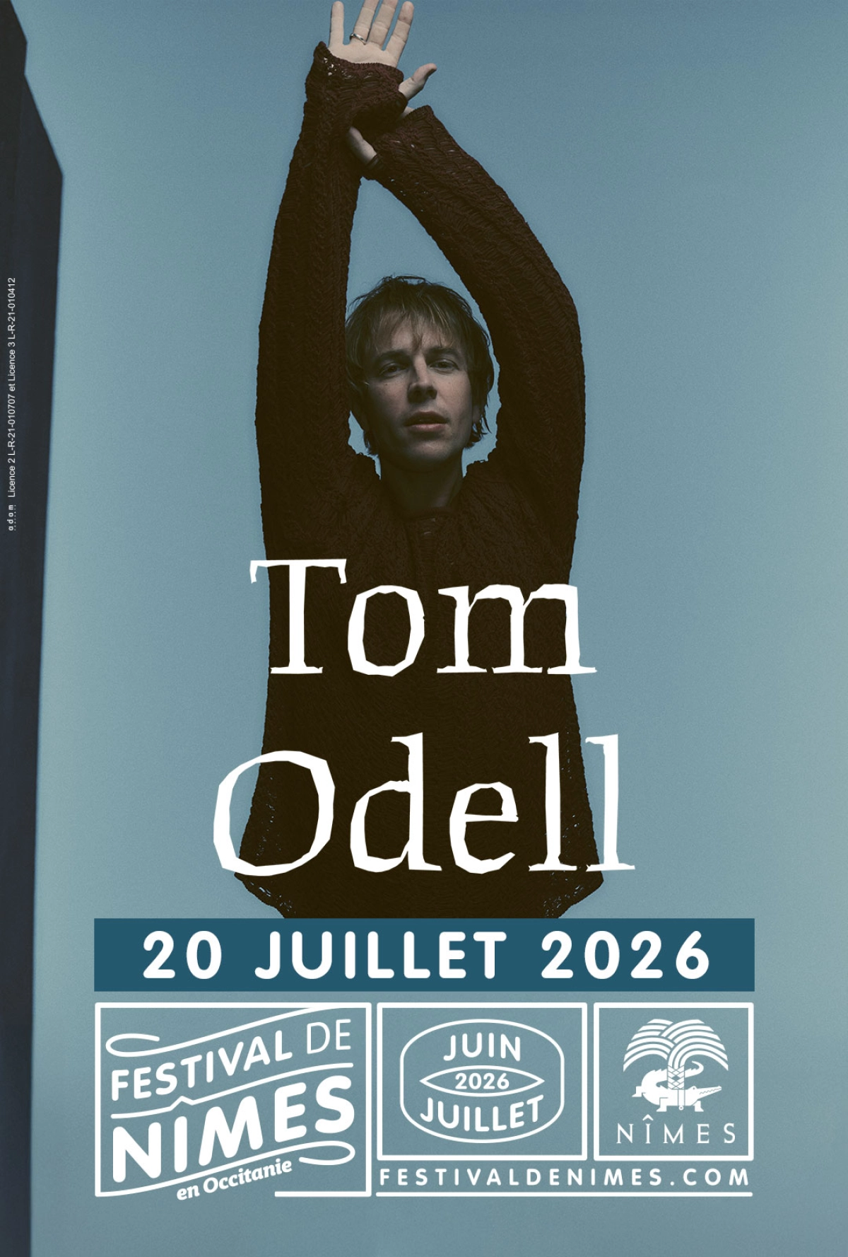 Billets Tom Odell (Arenes de Nimes - Nimes)